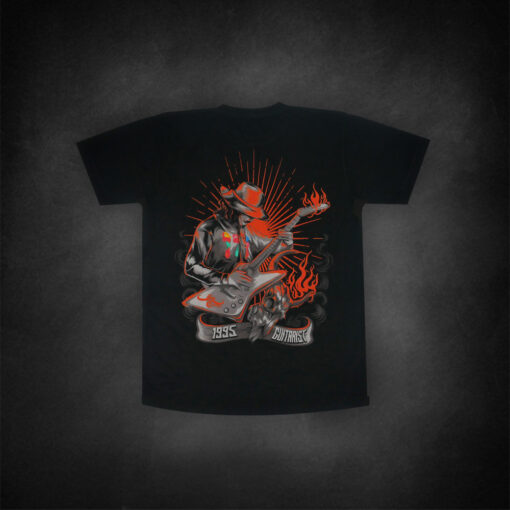 เสื้อยืดคาราบาวแขนสั้นลาย02 สีดำ - Image 2