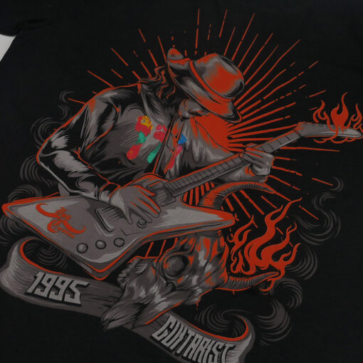 เสื้อยืดคาราบาวแขนสั้นลาย02 สีดำ - Image 4